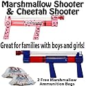 Marshmallow Shooter & Cheetah Marshmallow Shooter w/ 2 Free Bags of Ammo - Great For Families w/ Boys & Girls