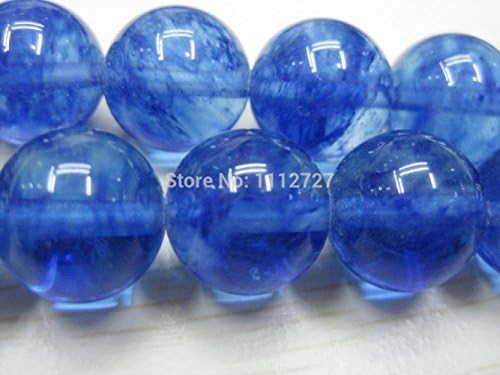 JuliesDeal New 2016 DIY Blue Watermelon Tourmaline 4mm 6mm 8mm 10mm 12mm Round Beads Jewelry Making Natural Stone MY030 £¨color:6mm£©