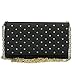 Galaxy S4 Case, OMIU(TM)Luxury PU Leather Diamond Decoreted Build-in Credit Cards Slots Handbag Wristlet Wallet Case Cover For Samsung Galaxy S4 i9500(Black),Sent Screen Protector+Stylus+Cleaning Cloth