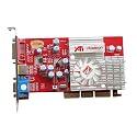 ATI Radeon 9250 AGP with 256MB Videocard * AGP 4x 8x * DVI VGA and TV-out
