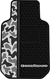 PlastiColor 001349R25 Under Ground Gray Camo Universal-Fit Molded Front Floor Mat - Set of 2