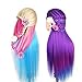 SHERUI 24inch Hair Mannequin Head Hairdressing Practice Training Doll Heads Cosmetology