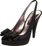 Nina Women's Edlen Pump,Black Crystal Satin,6.5 M US