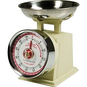 Fox Run Classic Scale Kitchen Timer, Ivory
