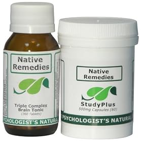 Click here to buy Native Remedies Triple Complex Brain Tonic and StudyPlus ComboPack by Native Remedies.