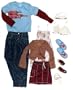 Barbie - Cali Girl - Fashion Clothes for Barbie - 2004 Mattel