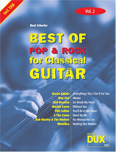 Best of Pop & Rock for Classical Guitar Solf. & Tab Vol.2