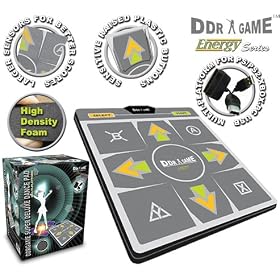 PS2 USB Energy HD 1" Foam Deluxe Dance Pad 3 in 1