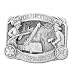 Volunteer Fire Department Pewter Belt Buckle