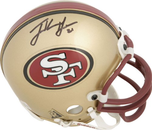 Frank Gore Autographed San Francisco 49ers Mini Helmet w/ Photo Proof