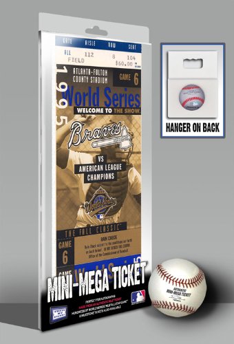 MLB Atlanta Braves 1995 World Series Mini-Mega Ticket