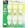 Sylvania 29490 23-Watt CFL Mini Twist Light Bulb, Soft White, 6 pack