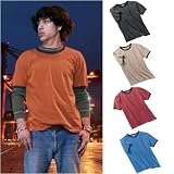 District Threads - Pigment-Dyed Ringer Tee