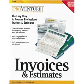 Proventure Invoices Estimates (Jewel Case) by MySoftWare