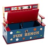 Levels of Discovery All Star Sports Toy Box Bench