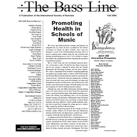 International Society of Bassists Membership by