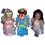 Barbie Rapunzel Kelly 3 Doll Pack