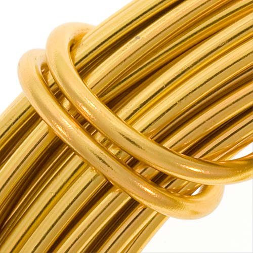 Aluminum Craft Wire 12 Gauge 39 Feet GOLD