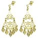 14 Karat Yellow Gold Etruscan Style Dangle Earrings