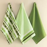 Woven Dishtowels Set of 3 - Green