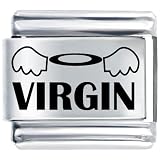 Angel Virgin Religious Italian Charms Bracelet Link