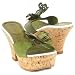 Miss Sixty Derby Green slides
