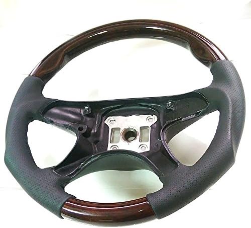 2008-2010 C Class W204 Steering Wheel Walnut Wood Black Leather for Mercedes Benz