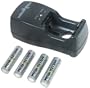 Millenium AA-Cell Battery Wall Charger with AA-Cell 4-Pack Rechargeable Power Cells