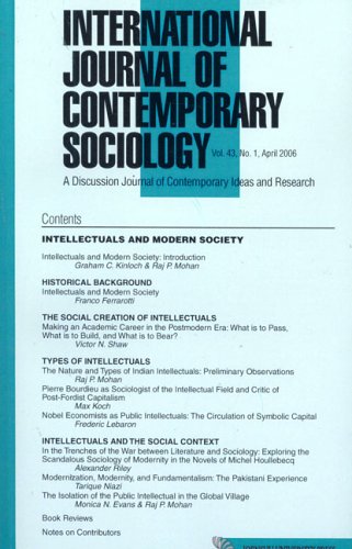 International Journal of Contemporary Sociology