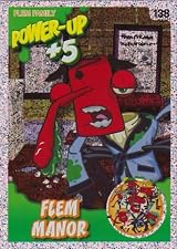Bin Weevils Mulch Mayhem 138 FLEM MANOR (FLEM FAMILY) Individual trading Card GLITTER FOIL