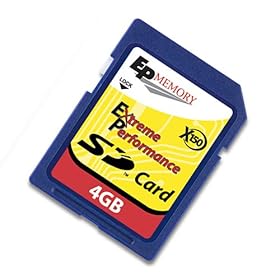 EP Memory 4 GB Flash Memory Card EPSD/4GB-150X