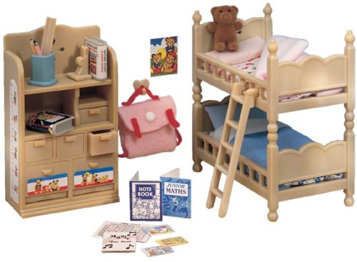 Childrens Toyshop  Toys : Sylvanian Families Childrens Bedroom Furniture Set