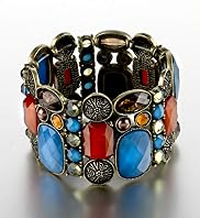 Per Una Multi-Faceted Bead Stretch Bracelet