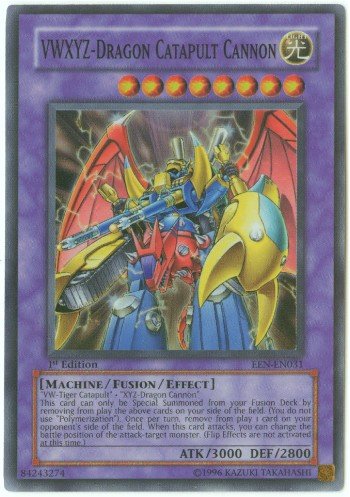 Buy Yu-Gi-Oh Gx Elemental Energy Foil Card Vwxyz – Dragon Catapult Cannon Super Rare Card EEN-EN031
