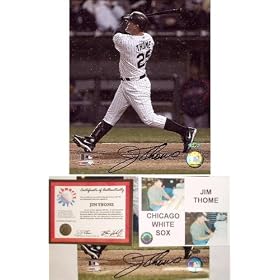 Jim Thome Signed White Sox 8x10 Photo