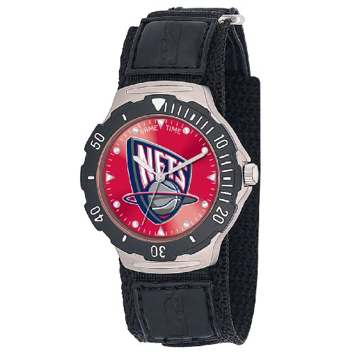 NBA Men's BDV-NJ Agent Series New Jersey Nets Velcro Watch