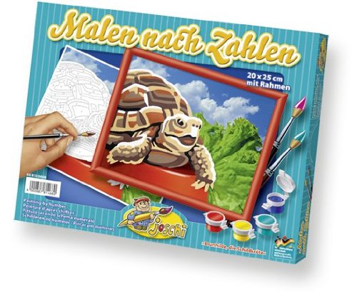 Schipper 608100468 - Joschi Malen nach Zahlen, Brunhilde die Schildkr&ouml;te