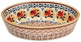 Bunzlauer Polish Pottery Mini Oval Baker, DU70 Design