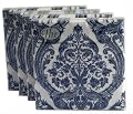Ideal Home Range Grandeur Blue, 80 Luncheon Napkins