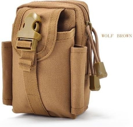 Evaric Outdoor Equipment MOLLE System Kit M5 Small Pockets Multifunction Bag Debris Bag Brown