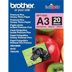 Brother BP71GA3 Fotopapier A3 20BL 260g/qm f�r MFC-6490CW 6890CDW