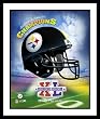 2005 Pittsburgh Steelers NFL Framed 8x10 Photograph Super Bowl XL Champions Logo