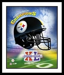 2005 Pittsburgh Steelers NFL Framed 8x10 Photograph Super Bowl XL Champions Logo