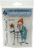 Art Impressions Jean Rubber Stamp