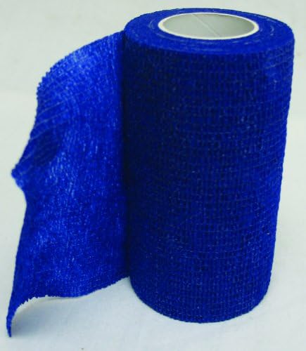 ANIMAL SUPPLIES INTERNAT 40713402 WRAP-IT-UP FLEXIBLE BANDAGE BLUE 4 IN X 5 YD
