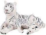 White Tiger Collectible Wild Cat Animal Decoration Figurine Statue