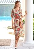 Floral Print Puff Sleeve Dress