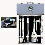 Florida Marlins BBQ Grill Set & Case 8 Piece
