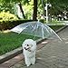 LESYPET Pet Umbrella Dog Umbrella With Leash, Fits 20