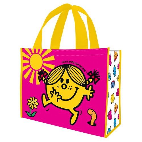 Vandor 44073 Mr. Men Little Miss-Little Miss Sunshine Large Recycled Shopper Tote, Multicolor